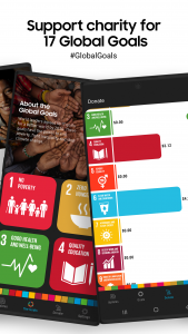 اسکرین شات برنامه Samsung Global Goals 2