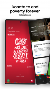 اسکرین شات برنامه Samsung Global Goals 1