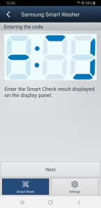 اسکرین شات برنامه SAMSUNG Smart Washer/Dryer 3
