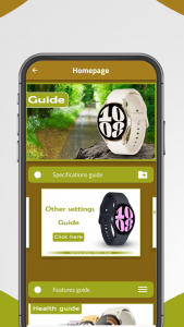 اسکرین شات برنامه Samsung Galaxy Watch 6 Guide 2