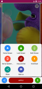 اسکرین شات برنامه Wallpapers for A51,A8 4