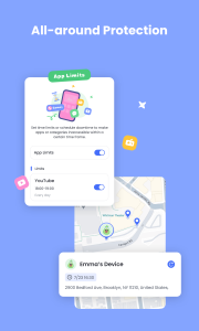 اسکرین شات 2 برنامه AirDroid Parental Control