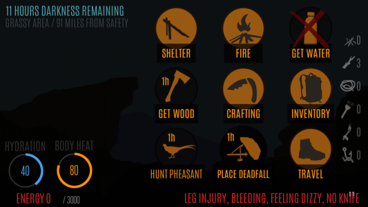اسکرین شات بازی Survive - Wilderness survival 2