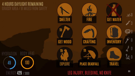 اسکرین شات بازی Survive - Wilderness survival 8