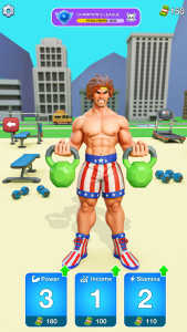 اسکرین شات 2 بازی Gym Clicker Hero: Idle Muscles
