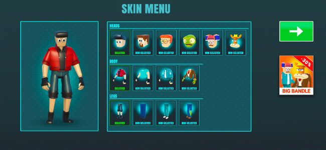 اسکرین شات 5 بازی Ragdoll Arena Party