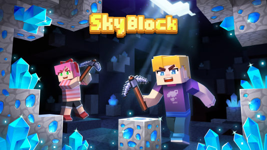 اسکرین شات بازی Skyblock for Blockman GO 1