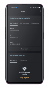 اسکرین شات برنامه WeeNet - Network Utility Suite 2