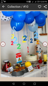 اسکرین شات برنامه Birthday Decoration Ideas 7