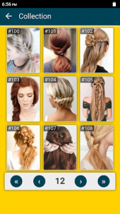 اسکرین شات برنامه Girls Hairstyles – Latest 7