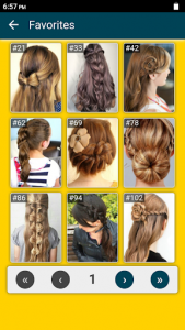 اسکرین شات برنامه Girls Hairstyles – Latest 5