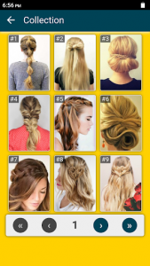 اسکرین شات برنامه Girls Hairstyles – Latest 3