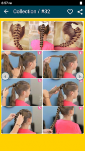 اسکرین شات برنامه Girls Hairstyles – Latest 2