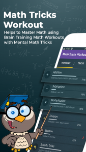 اسکرین شات برنامه Mental Math Tricks Workout 1