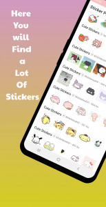 اسکرین شات برنامه Cute Sanrio Stickers 2