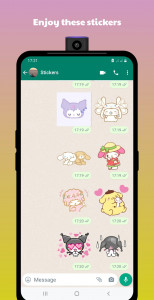 اسکرین شات برنامه Cute Sanrio Stickers 3