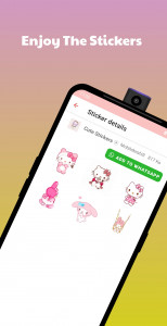 اسکرین شات برنامه Cute Sanrio Stickers 6