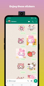 اسکرین شات برنامه Cute Sanrio Stickers 5