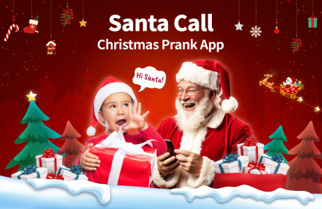 اسکرین شات 1 بازی Santa Prank Call: Fake video