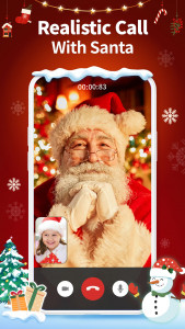 اسکرین شات بازی Santa Prank Call: Fake video 4