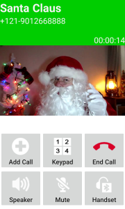 اسکرین شات برنامه Fake Call Santa Claus - Video  5