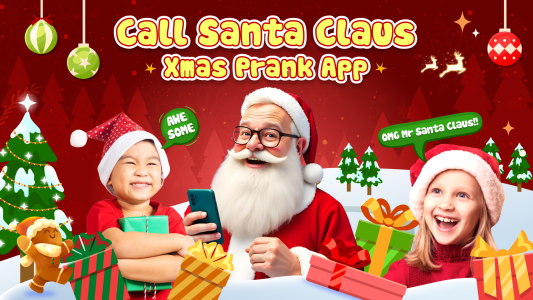 اسکرین شات 1 برنامه Call Santa Claus & Prank Call