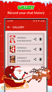 اسکرین شات 6 برنامه Call Santa Claus - Prank Call