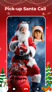 اسکرین شات 2 برنامه Prank Call Santa Claus & Chat