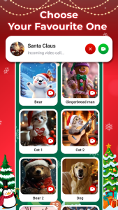 اسکرین شات 3 برنامه Prank Call Santa Claus & Chat
