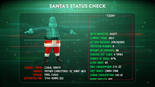 اسکرین شات برنامه Santa Tracker - Check where is 3