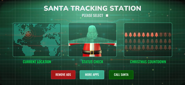 اسکرین شات 4 برنامه Santa Tracker -  (simulated)