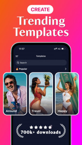 اسکرین شات برنامه Template Video Maker & Editor 1