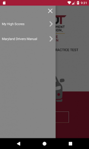 اسکرین شات برنامه MD Practice Driving Test 2