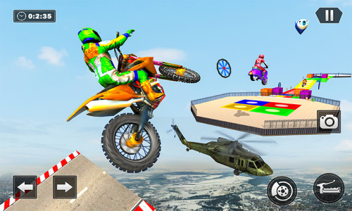 اسکرین شات 6 بازی Mega Ramp Bike Race: Bike Jump