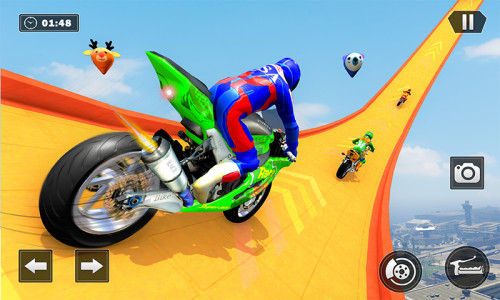اسکرین شات 1 بازی Mega Ramp Bike Race: Bike Jump