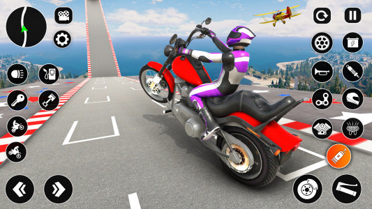 اسکرین شات بازی Mega Ramp Bike Race: Bike Jump 2