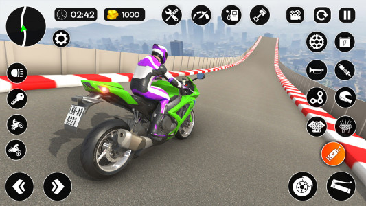 اسکرین شات بازی Mega Ramp Bike Race: Bike Jump 1