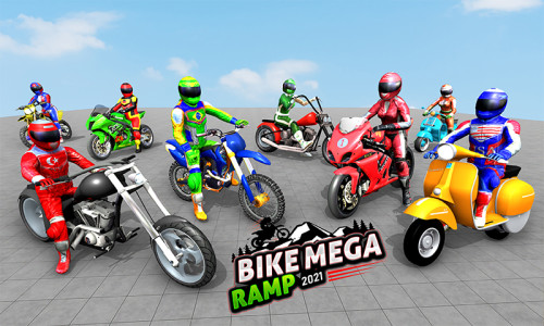 اسکرین شات 5 بازی Mega Ramp Bike Race: Bike Jump
