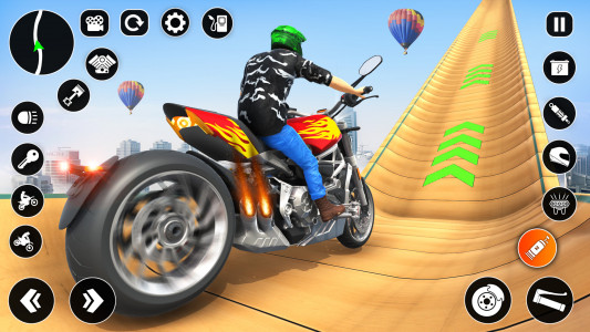 اسکرین شات بازی Mega Ramp Bike Race: Bike Jump 5