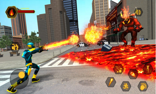 اسکرین شات بازی Fire Hero 3D - Superhero Games 3