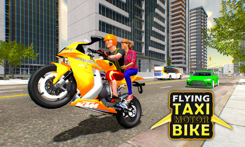 اسکرین شات بازی Light Bike Race Flying Stunts 4