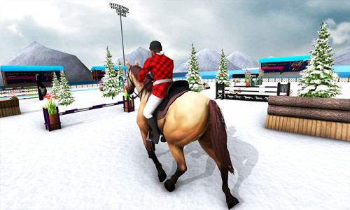 اسکرین شات 2 بازی Equestrian: Horse Racing Games