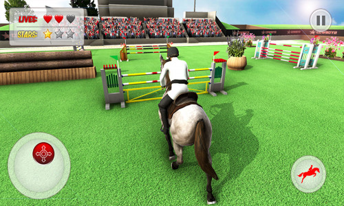 اسکرین شات بازی Equestrian: Horse Racing Games 3