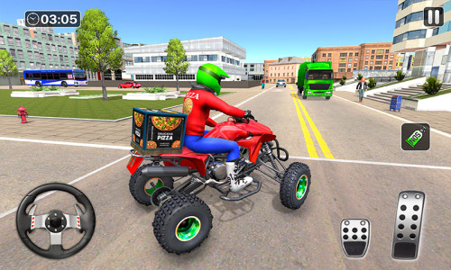 اسکرین شات 3 بازی Pizza Delivery Games 3D