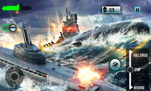 اسکرین شات بازی Submarine War Zone WW2 Battle 4