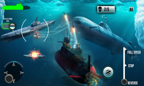 اسکرین شات بازی Submarine War Zone WW2 Battle 3
