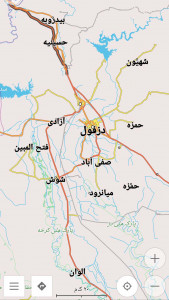 اسکرین شات برنامه نقشه آفلاین خوزستان 2