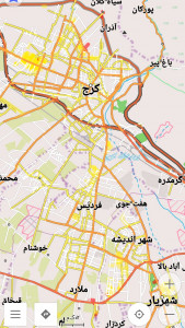 اسکرین شات برنامه نقشه آفلاین البرز (+ قزوین) 1