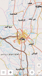 اسکرین شات برنامه نقشه آفلاین کربلا و نجف (بغداد و سامرا) 3