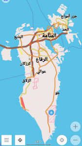 اسکرین شات برنامه نقشه آفلاین قطر و بحرین 3